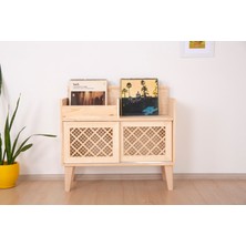 FURU Duden | Çam Plak Depolama Ünitesi Doğal Ahşap