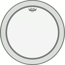 Remo P3-1318-C2 Powerstroke 3 Clear Kick Derisi (Profesyonel - 18 Inç Şeffaf) | Şeffaf Tek Katlı Yapı, Dahili Susturucu Halkası, Odaklanmış ve Orta Frekanslı Caz/pop Tonu | Ölçüler: 18 Inç Çap