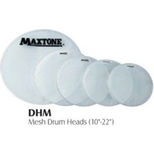 Maxtone DHM20 20 Inç Mesh (File) Bas Davul (Kick) Derisi (Aksesuar/sessiz Çalışma) | Kick Davullar Için Sessiz Çözüm, Uzun Ömürlü Malzeme ve Hassas Geri Bildirim