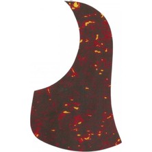 Alice A025E Akustik Gitar Pickguard - Damla (Aksesuar - Gövde Koruyucu) | Teardrop (Damla) Tasarım, Kaplumbağa Kabuğu Görünümü, Yüksek Mukavemet | Uyum: Standart Akustik Gitar Gövdeleri