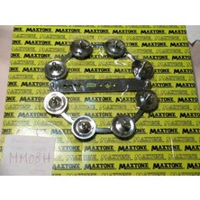 Maxtone MM08HH Hi-Hat Zil Sehpası Tefi (Perküsyon/aksesuar) | Hi-Hat Mili Üzerine Montaj, Parlak ve Net Çıngırak Sesi, Ritmik Eşlik Için Dayanıklı Gövde Yapısı
