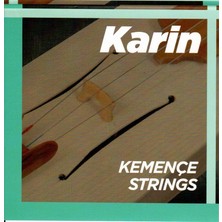 Karin Strings K-1703 Kemençe Teli Takımı | Karadeniz Müziğine Uygun Parlak Tını Çelik Çekirdekli Uzun Ömürlü Yapı