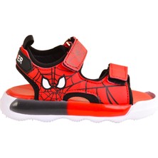 Erkek Çocuk Işıklı Örümcek Adam Spider Sandalet