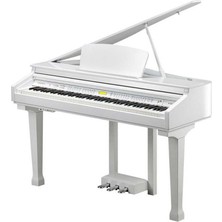 Kurzweil KAG100-WH Kuyruklu Dijital Piyano (Beyaz) | Mini Grand Tasarım Şık ve Modern