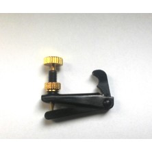 Cremonia FIX1G12 1/2 ve 1/4 Keman Fixi - Ince Ayar Vidası - Siyah (Aksesuar) | Çocuk Boy Kemanlar Için Hassas Akort Mekanizması ve Dayanıklı Siyah Kaplama