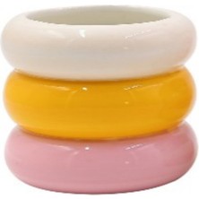 Que Rico - Lia Saksı Pembe&sarı&beyaz