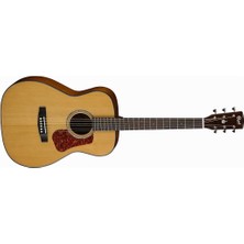 Cort L500CLHNAT Solak Akustik Gitar | Masif Ladin Kapak - Natürel