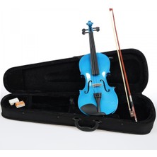 Almira CNM3000-BL Başlangıç Serisi Mavi Keman Seti (4/4) | Renkli Tasarım Kutu ve Yay Dahil Öğrenci Seti