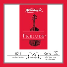 D'addario J1014 Prelude Tek Çello Do (C) Teli (4/4) | Güçlü Bas Yanıtı Nikel Sarımlı Uzun Ömürlü Yapı ve Mükemmel Akort Istikrarı