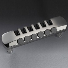 Schaller SC-12070600 Fiksli Köprü Kuyruğu (Rutenyum) | Siyah Krom Lüks Kaplama