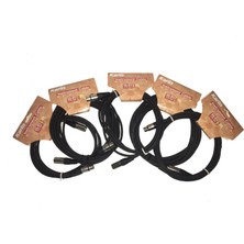 Karin Ko 972 6m-Bk Profesyonel Mikrofon Kablosu (6 Metre Xlr-Xlr) | Sahne Kullanımı Için Uzun Mesafe Güvenilir Iletim Altın Kaplama Pinler