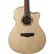 Washburn WLO20SCE Woodline 20 Elektro Akustik | Masif Sedir Kapak Sıcak Karakter
