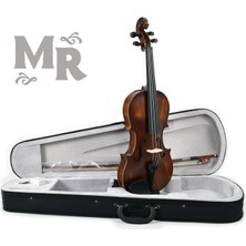 Manuel Raymond MRV12GEM Orta Seviye Keman Seti - 1/2 (Eğitim - Yarım Boy) | Ladin Kapak, Akçaağaç Gövde, Dikdörtgen Taşıma Kutusu, Arşe ve Reçine Dahil Full Paket | Uyum: 1/2 Boy (7-9 Yaş)