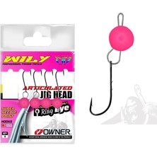 Wily Jig Head Mafsallı Owner Iğneli Pembe 1 gr