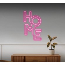 Biz Bu İşin Keyif Kısmındayız Home Yazılı Neon Tabela
