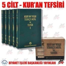Türkiye Diyanet Vakfı Yayınları Diyanet 5 Cilt Kuran Yolu Tefsiri