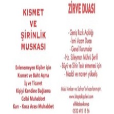 Zeyber Yayıncılık Özel Zirve ve Özel Kısmet-Şirinlik Muskası Deri  Misk ve Safran Mürekkebi ile Hazırlanmıştır