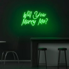 Biz Bu İşin Keyif Kısmındayız Will You Marry Me? Yazılı Neon Tabela