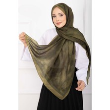Msc Elegance Desenli Şal Serisi Yağ Yeşil
