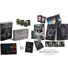Pukka Yayınları Kazazede 4 Kutulu Askeri Künye Ciltli ve Saka ve Sanrı 4 Kutulu Yan Boyalı