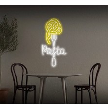 Biz Bu İşin Keyif Kısmındayız Pasta Yazılı ve Şekilli Neon Tabela