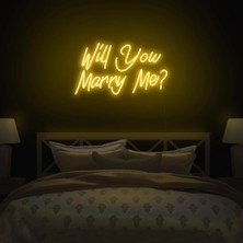 Biz Bu İşin Keyif Kısmındayız Will You Marry Me? Yazılı Neon Tabela