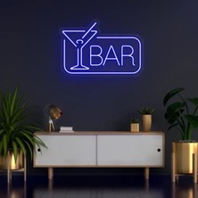 Biz Bu İşin Keyif Kısmındayız Bar Yazılı ve Şekilli Neon Tabela