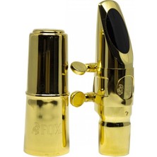 Fox Mpasxj7 Alto Saksafon Jazz Bek - No:7 (Profesyonel - Caz Serisi) | Orta Açıklık (No:7), Sıcak ve Geleneksel Caz Tonları, Kolay Üfleme ve Dengeli Enternasyon | Uyum: Tüm Standart Alto Saksafonlar