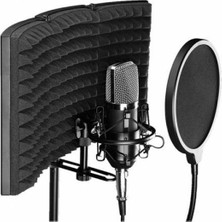 Artstand Cm-Vb-3 Mikrofon ve Ses Yalıtım Paneli (3 Parça) | Mikrofon Arkası Yansıma Önleyici Kayıt Kalkanı