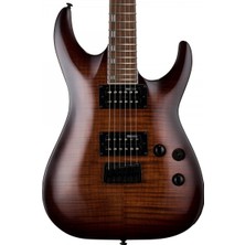 Esp Ltd LH200FMDBSB H-200FM Dark Brown Sunburst Elektro Gitar | Çift Kesik Kasa Çok Yönlü Ton