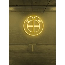 Biz Bu İşin Keyif Kısmındayız Rent A Carlara Özel Bmw Logo Neon Tabela