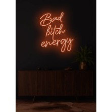 Biz Bu İşin Keyif Kısmındayız Yazılı Neon Tabela