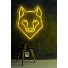 Biz Bu İşin Keyif Kısmındayız Kurt Figürlü Neon Tabela