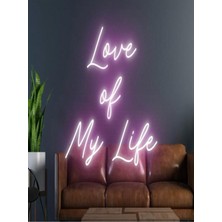 Biz Bu İşin Keyif Kısmındayız Love Of My Life Yazılı Neon Tabela
