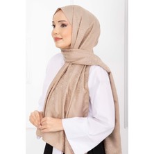 ECN Ikonik Desen Jakar Şal Serisi Vizon