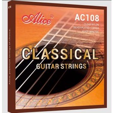 Alice AC108-N Klasik Gitar Tel Seti - Traditional Nylon (Normal Tension)