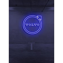 Biz Bu İşin Keyif Kısmındayız Rent A Carlara Özel Volvo Logo Neon Tabela
