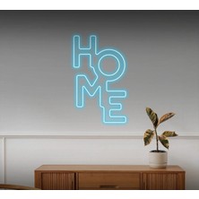 Biz Bu İşin Keyif Kısmındayız Home Yazılı Neon Tabela