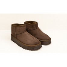 Waykon Içi Kürklü Kalın Tabanlı Kadın Bot