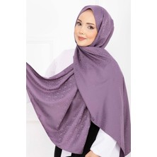 ECN Ikonik Desen Jakar Şal Serisi Lila