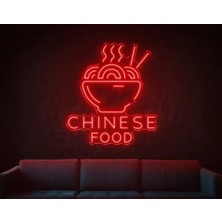 Biz Bu İşin Keyif Kısmındayız Chınese Food Yazılı ve Şekilli Neon Tabela