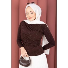 Ozk Taş Detaylı Sandy Body Kahve