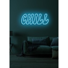 Biz Bu İşin Keyif Kısmındayız Chıll Yazılı Neon Tabela