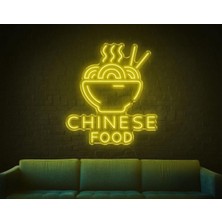 Biz Bu İşin Keyif Kısmındayız Chınese Food Yazılı ve Şekilli Neon Tabela