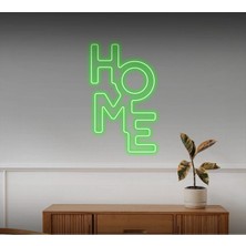 Biz Bu İşin Keyif Kısmındayız Home Yazılı Neon Tabela
