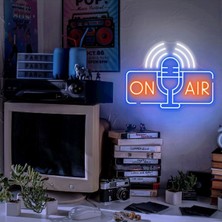 Biz Bu İşin Keyif Kısmındayız On Aır Yazılı ve Şekilli Neon Tabela