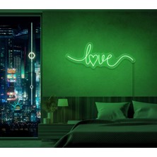 Biz Bu İşin Keyif Kısmındayız Love Yazılı Neon Tabela