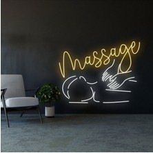 Biz Bu İşin Keyif Kısmındayız Massage Yazılı ve Şekilli Neon Tabela