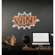 Biz Bu İşin Keyif Kısmındayız Wın! Yazılı Neon Tabela