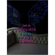 Biz Bu İşin Keyif Kısmındayız Seni De Çağıracaktık Gelirsin Diye Çağırmadık... Yazılı Neon Tabela